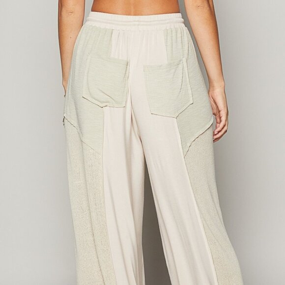 POL Drawstring Wide Leg Pants - Picture 2 of 3